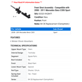 thumbnail image 2 of Front Strut Assembly - Compatible with 2008 - 2011 Mercedes-Benz C300 Sport 2009 2010, 2 of 2