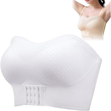 Foxy Seniors Lacy Bra  Foxyseniors Bra  Breezypush - Breathable Non-slip Strapless Front Buckle Push-Up Bra