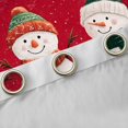 thumbnail image 4 of Castle Fairy Xmas Snowman Blackout Curtains Set of 2 (52x84 Each) for Teens Girls Boys,Merry Christmas Window Curtains,Happy New Year Curtains and Drapes,Super Cozy Room Decor, 4 of 6