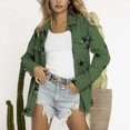 thumbnail image 2 of Chaquetas para mujer Abrigos Abrigos Moda Cuello vuelto Manga larga Sin capucha Casual Outwear Odeerbi ODB-5, 2 of 8