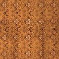 thumbnail image 1 of Ahgly Company Indoor Square Abstract Orange Modern Area Rugs, 5' Square, 1 of 4