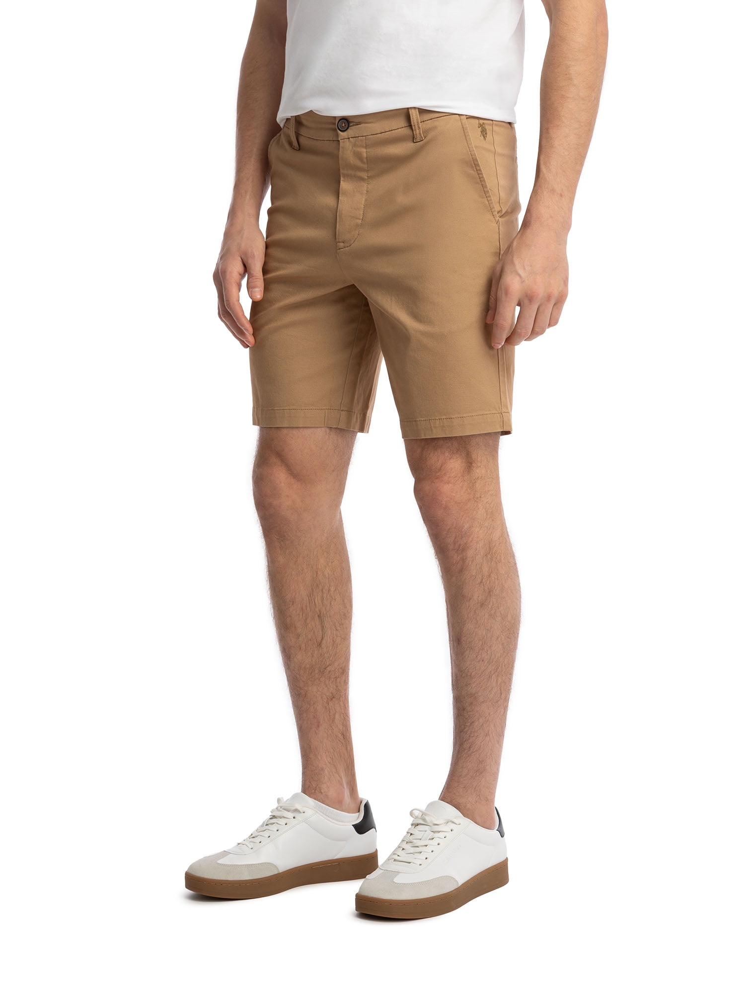 U.S. Polo Assn. Men's Flat Front Shorts, 9" Inseam, Sizes 28-46