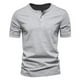 thumbnail image 5 of pstuiky camisetas para hombre, Blusas de cuello redondo, manga corta, transpirables, con botones y diseño informal para hombre ropa de hombre l, 5 of 5