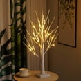 thumbnail image 3 of Luces LED artificiales de ramas de árbol con alimentación USB y a pilas, 24 LED 60 cm blanco, 3 of 6