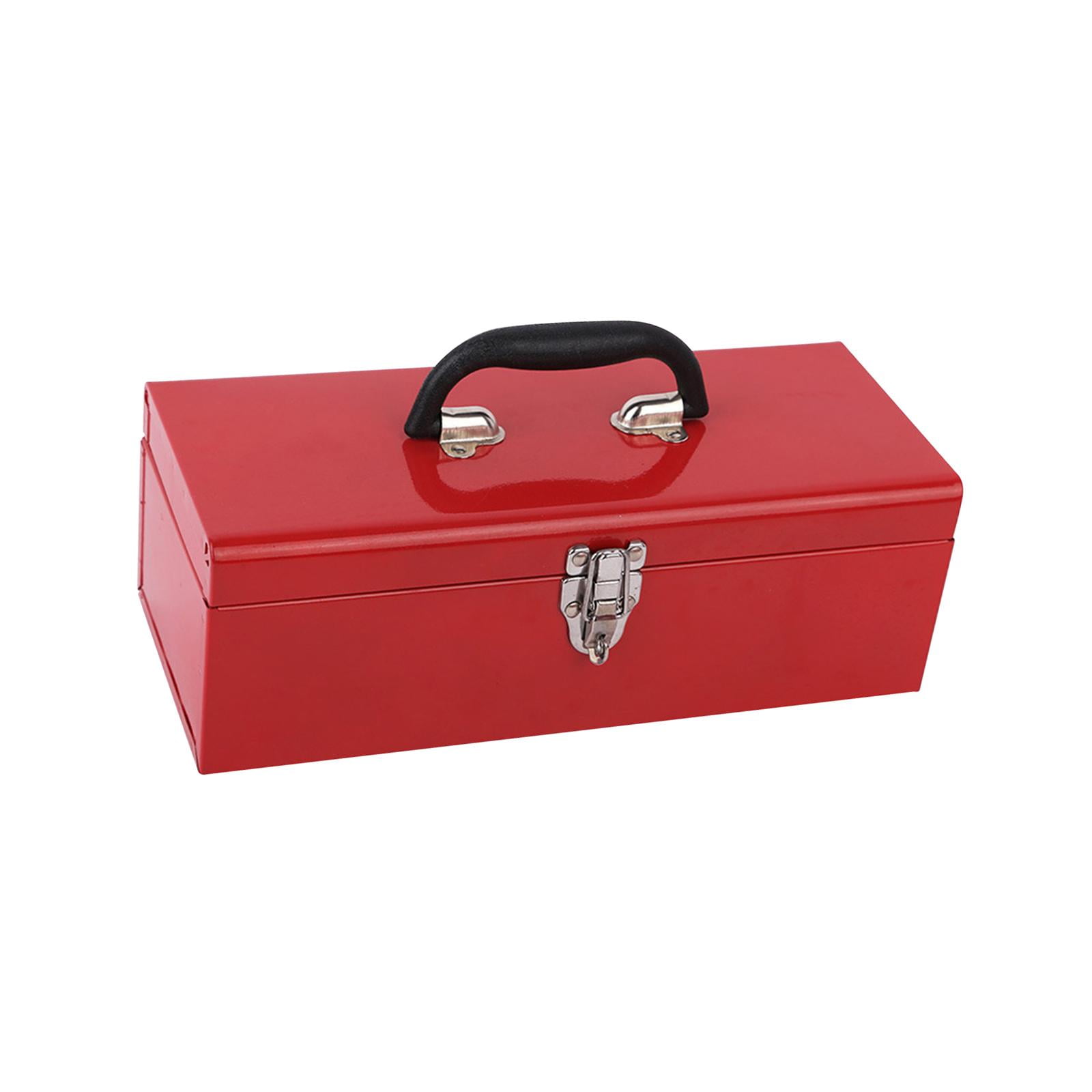 Lockable Toolbox Household Tool Storage Case Multipurpose Durable Tool