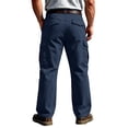 thumbnail image 4 of Premium Solid Tone Multi Side Pocket Cargo Long Pants For Men Elastic Stretch Drawstring Waist Reinforced Stitching Versatile Daily Outdoor Work Trousers, 4 of 5