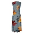 thumbnail image 4 of Qiopertar Robe d'Été Imprimée Décontractée Sans Manches Col en V pour Femmes en Solde Livraison Gratuite à Moins de 5$ jusqu'à 90 % de Réduction, 4 of 5