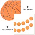 thumbnail image 4 of STRANDCHIC Orange Hanging Basketball Decoration Paper for Birthday Party Supplies and Sports Themed Events, 4 of 6