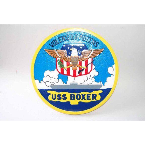 USS Boxer LPH- 4 Plaque