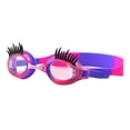 thumbnail image 4 of Gafas de natación para niños Casas de natación de dibujos animados Narizas de siliocne lindas gafas de piscina de gafas para deportes acuáticos niños Morado rosa, 4 of 8