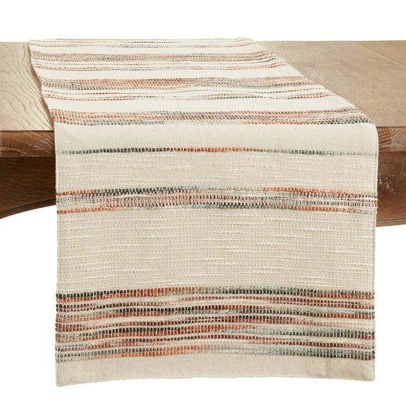 Saro Lifestyle Stripe Design Table Runner