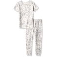 thumbnail image 2 of Pyjama à Manches Courtes pour Filles, Ensemble de Pyjama Pêche, Avoine, 3T, 2 of 2
