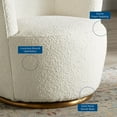 thumbnail image 6 of Nora Boucle Upholstered Swivel Chair, 6 of 7