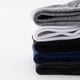 thumbnail image 5 of Calcetines negros, blancos y grises de colores sólidos para hombre Calcetines náuticos para hombre, 5 of 6