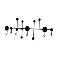 thumbnail image 1 of Perchero de pared portátil multiusos para colgar detrás de la puerta, para puerta grande y negro, 1 of 9