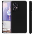 thumbnail image 2 of Galaxy A52 Case, Galaxy A52s Case Liquid Silicone Case Dual Layer Hybrid Hard PC Soft Silicone Gel Rubber Bumper Slim Fit Shockproof Protective Phone Case for Samsung Galaxy A52 5G, Black, 2 of 12