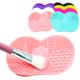thumbnail image 5 of Worallymy brocha de maquillaje para mujeres y niñas alfombrilla de limpieza herramienta de lavado de cosméticos de silicona ventosas limpiador de almohadillas Worallymy JD735804774, 5 of 7