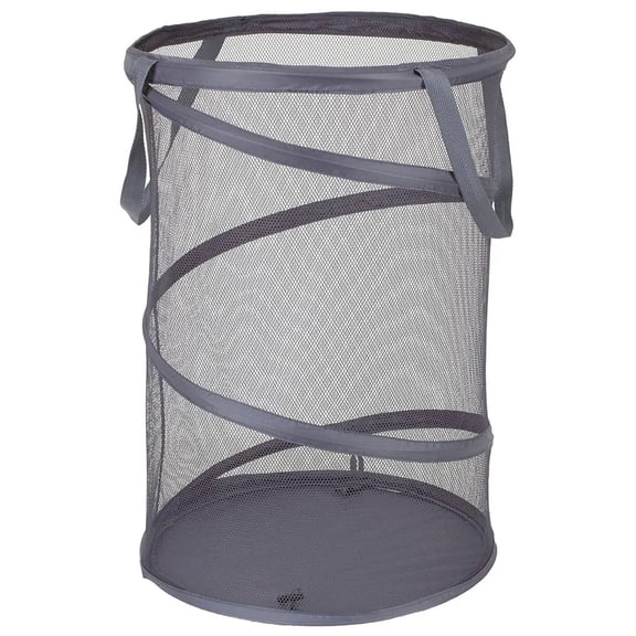 Mesh Popup Laundry Hamper Collapsible Laundry Basket Extra Large Capacity Foldable Clothing Storage Basket with Handles
