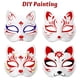 thumbnail image 5 of ColoMX Masilla en blanco de 20 piezas en blanco máscaras de gato disfraz de halloween máscara de cosplay mascarilla de gato sin pintar, 5 of 7