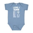 thumbnail image 1 of Inktastic Level 1 Human Newborn Short Sleeve Bodysuit Unisex Vintage Indigo Newborn, 1 of 4