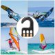 thumbnail image 4 of Gancho de Polea de APAREJO DE WINDSURF, ALEACIÓN DE ALUMINIO Gancho de Polea Windsurf, Accesorios de Windsurfing Uso Al Aire Libre Surf para Vela, 4 of 7