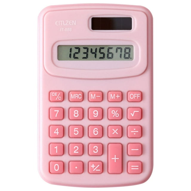 zanvin Calculator for Student, Basic Small Solar and Battery Operated, Large Display ,Handheld Calculator Basic Office Calculators