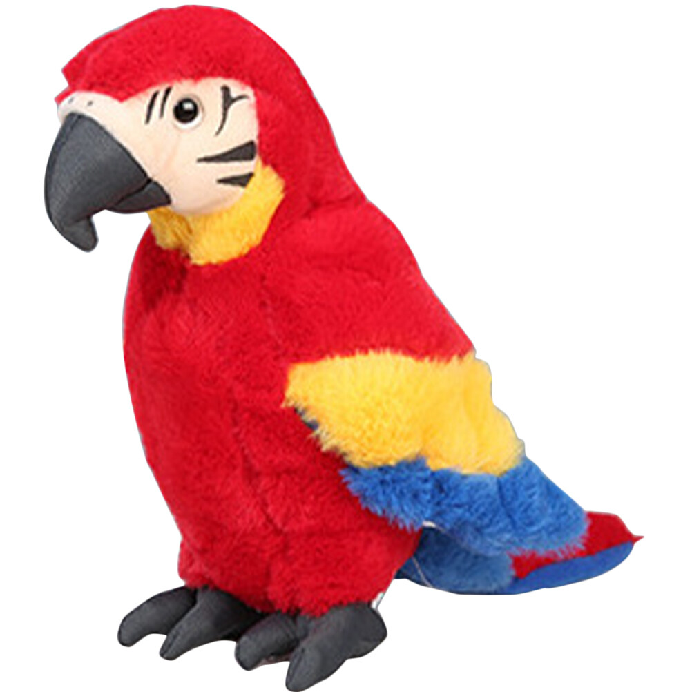 Artificial Birds Realistic Parrot Ornaments Plush Parrot Models Garden