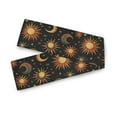 thumbnail image 7 of Yayeee Table Runner 70 inches Long Home Kitchen Dinning Party Decoration, Sun Moon and Stars Pattern, 7 of 7