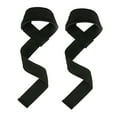 thumbnail image 5 of 1 Pair Weight Lifting Straps Gym Wrist Wraps Lifting Straps Strength Training Weightlifting Wrist Straps for Dumbbell Bodybuilding Deadlifts Black, 5 of 10