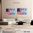 thumbnail image 4 of Elephant Stock Usa And Argentina Flags Wall Art - Flags Canvas Canvas - 48" x 32", 4 of 8