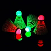 E-Jet Sport LED Badminton Shuttlecocks Birdies 4 Pieces, Lighting Glow in the Dark Night