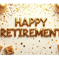 thumbnail image 7 of LUUFILx Happy Retirement Celebration Banner Gold Balloons Festive Backdrop Party Decorations Background Elegant Supplies Photo Props Event Decor, 7 of 7