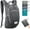 Black, variant on 10L/15L/20L Hiking Backpack Lightweight Packable Hiking Daypack Small Travel Outdoor Foldable Shoulder Bag