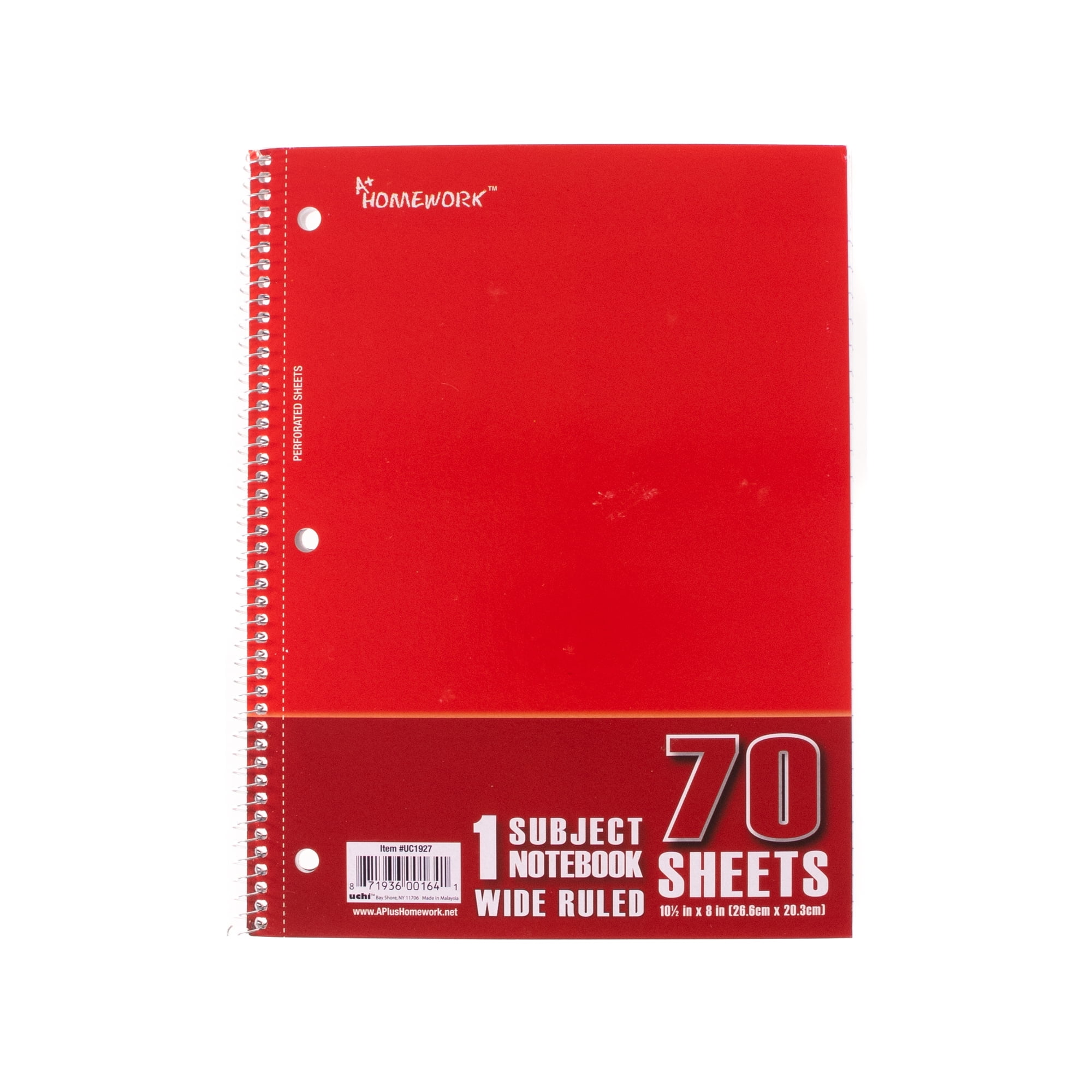 West Coast Paracord Spiral Notebooks - 70 Sheets, Wide Ruled