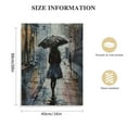 thumbnail image 2 of Nawypu A Woman Holding An Umbrella in The Rain Poster Night View City Architecture Painting, Rainy Day Stre Canvas Painting Posters And Prints Wall Art Pictures for Living Room Bedroom Decor, 2 of 5