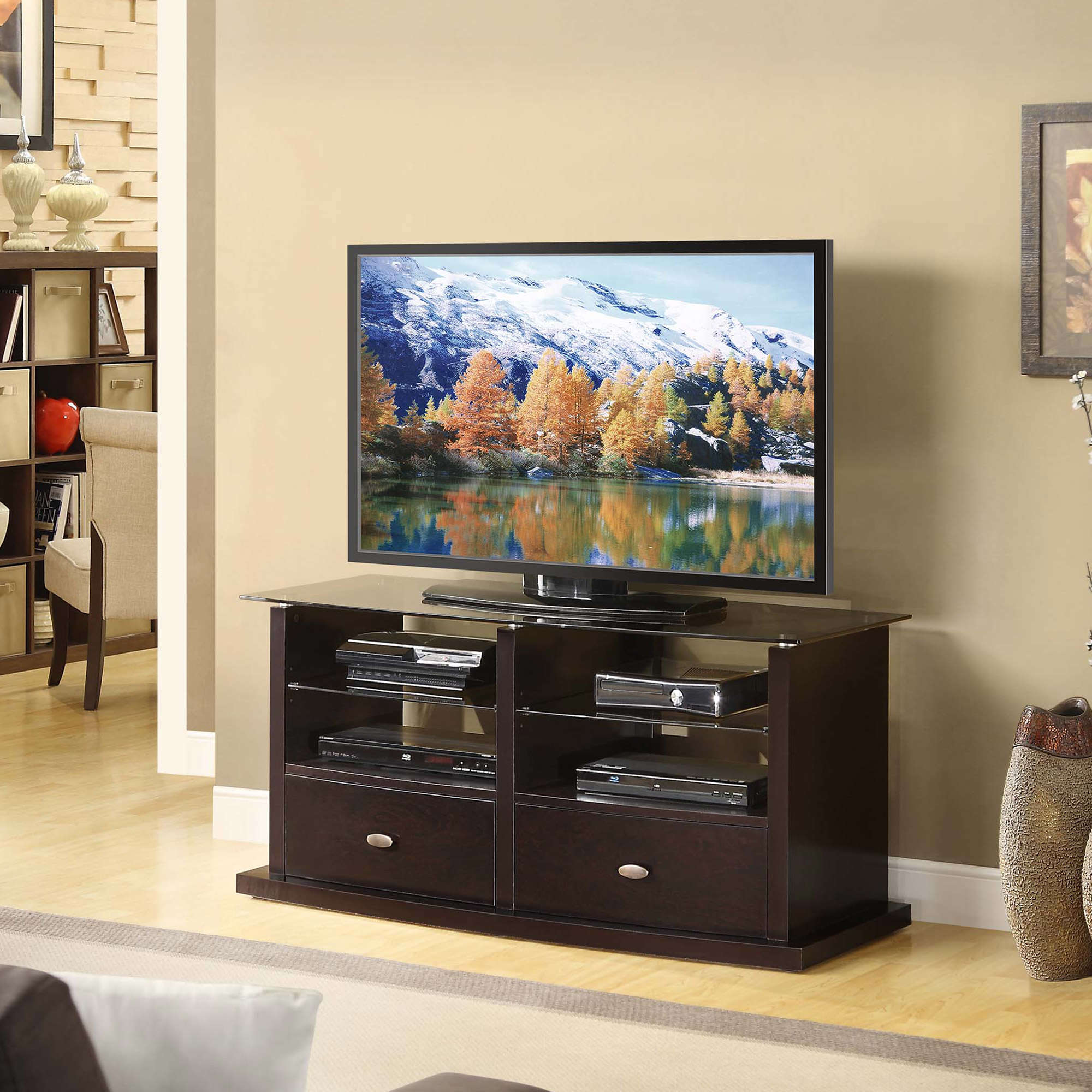 Whalen Espresso TV Stand with Swinging Mount for TVs up to 56" - image 4 of 5