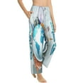 thumbnail image 2 of Xecao Let's go Travel Women's Straight Lounge Pajama Pants: The Epitome of Relaxed Sleepwear, 2 of 9