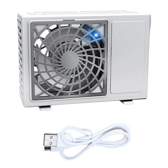 Small Desk Fan With Quiet Operation And 3 Wind Levels Adjustable Air Conditioner Cooling Fan for Home Office Room