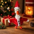 thumbnail image 4 of 7inch Desk Goose Outfits, Mini Christmas Goose Set with Christmas Hat,Glasses and Clothes,Mini Goose Christmas Decoration for Tabletop Display, 4 of 7
