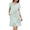 Light Green - Daisy, variant on Nightgowns for Women with Pockets Button Front Short Sleeve House Dresses Floral Print Mumu Dress MooMoo Dresses