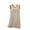 Coffee, variant on Women's Sleeveless Striped Modal Sleep Dress with Built-in Bra, Soft Nightgown Supportive Slip Dress