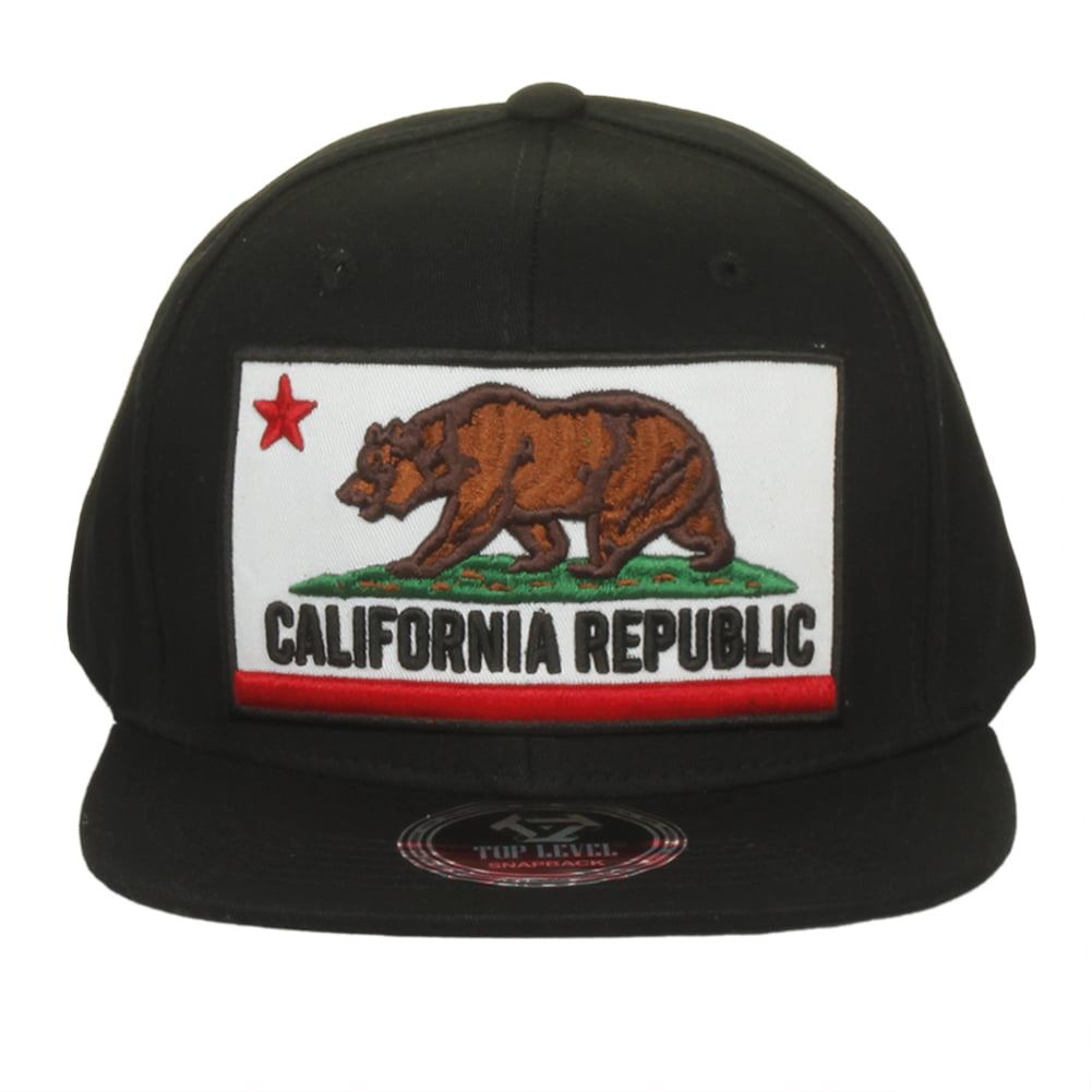New Era California Republic 59Fifty Cap Bear in Cali Black Camouflage 