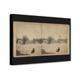 thumbnail image 1 of Canvas Print: U.S. Capitol Grounds, Looking East With Horse-Drawn Carriage In, 1 of 3