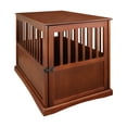 Pet Crate End Table Walnut