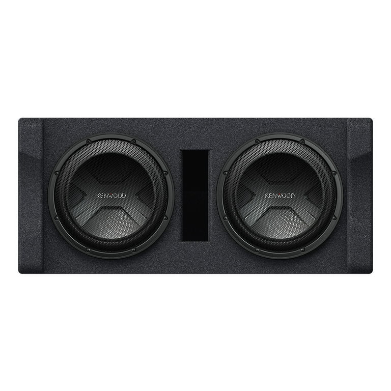 Kenwood P-W3021D Dual 12" Loaded Subwoofer Enclosure