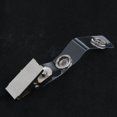 thumbnail image 3 of 200 Piezas De Clips De Metal Con Correas De PVC Transparentes Para Tarjetas De Identificación Y Porta Credenciales Sunnimix Soporte para clips de placa de hierro, 3 of 8