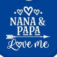 thumbnail image 4 of Inktastic Nana Papa Love Me Grandkids Boys or Girls Baby Bib, 4 of 4