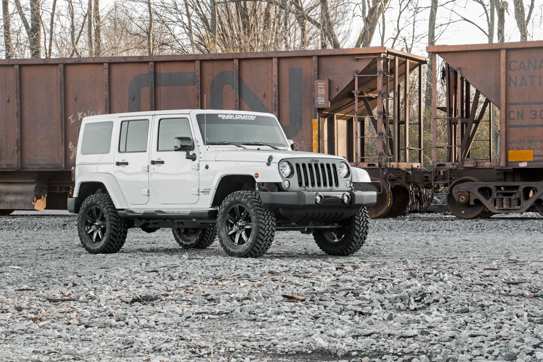 Rough Country 2.5" Lift Kit (fits) 2007-2018 Jeep Wrangler JK | Series II | Suspension System | 635