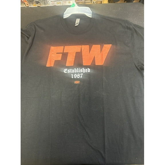 AEW FTW Established 1987 T-shirt Size XL