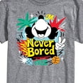 thumbnail image 3 of Mickey & Friends - Mickey Never Bored - Men's Short Sleeve Graphic T-Shirt, 3 of 5